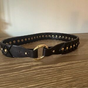 DVF Elegant dark brown Leather Belt S